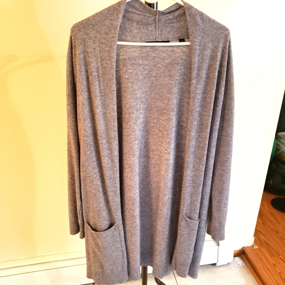 Grey cardigan